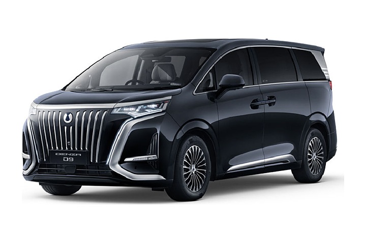 Denza D9 untuk sewa dengan sopir di Jakarta