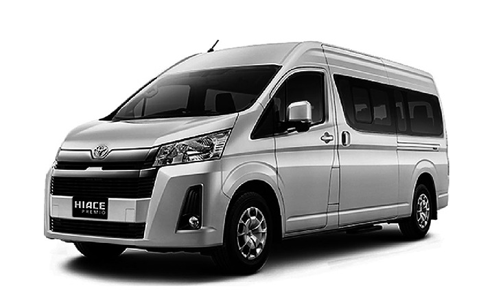 Toyota Hiace Premio untuk rombongan luar kota dari Jakarta